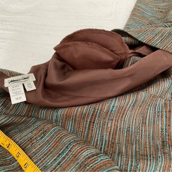 COLDWATER GREEK, MULTI-COLOUR DRESS SUIT, SIZE: 16P - Picture 13 of 16